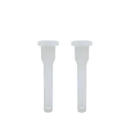 Two white plastic fasteners for Waxmaid 4-in-1 Water Pipe and Springer Mini Water Pipe