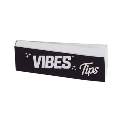 Black and white sign reading ’VIBES Tips’ from the Vibes Tips Booklet: Enhance Your Rolling Experience