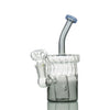 Color tube base water pipe with 14mm male bowl and curved stem for smooth hits