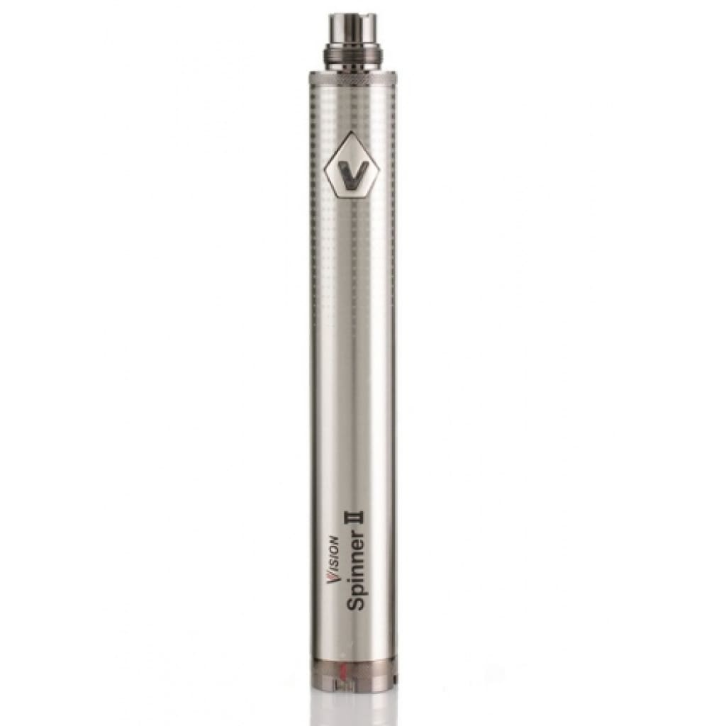 Silver Vision Spinner II 1650mAh vape pen with sleek design