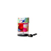 Colorful cylindrical lamp with decorative top and cord, showcasing Wakit Electric Grinder