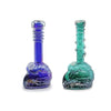 Heavy Duty Eagle Glass Water Pipe in blue and green with 14ml bowl