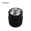 Waxmaid Ares Quartz Atomizer - Cylindrical black design, metallic top, gold button for heat profile