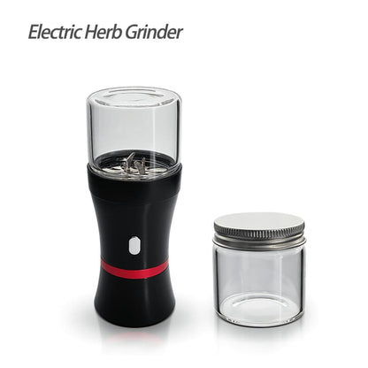 Electric herb grinder with hard metal stainless blades and USB charging