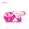 Waxmaid Octopus Silicone Dab Container - Pink and White Octopus Silicone Concentrate Holder