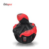 Waxmaid Octopus Silicone Dab Container in red and black, shaped like a rubber duck octopus toy