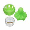 Waxmaid Octopus silicone dab container with glass jar, perfect for storing concentrates