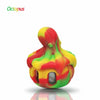 Waxmaid octopus silicone dab container with textured teething toy and inner rattle