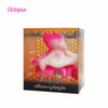 Waxmaid Octopus Silicone Dab Container in pink & white with honeycomb-patterned box