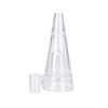 Clear glass conical attachment for Leaf Buddi Wuukah Dab Rig - Wuukah Replacement Glass