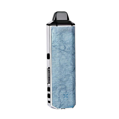 Xvape Aria: Premium dry herb and concentrate vaporizer with denim texture and black mouthpiece