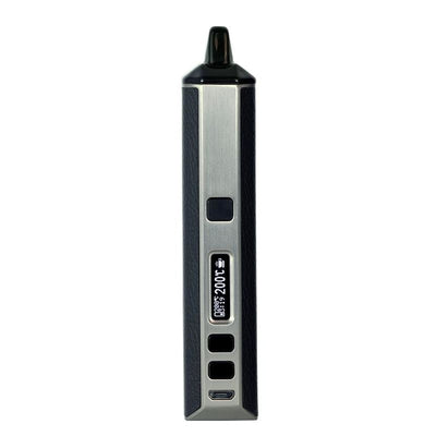 Xvape Aria sleek black and silver dry herb & concentrate vaporizer with digital display