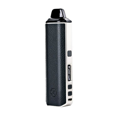 Xvape Aria sleek black leather-textured dry herb and concentrate vaporizer