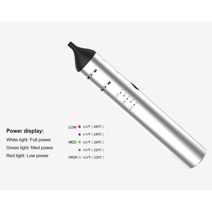 Duxvape V2 Pro vaporizer with aluminum casing, five temperature settings