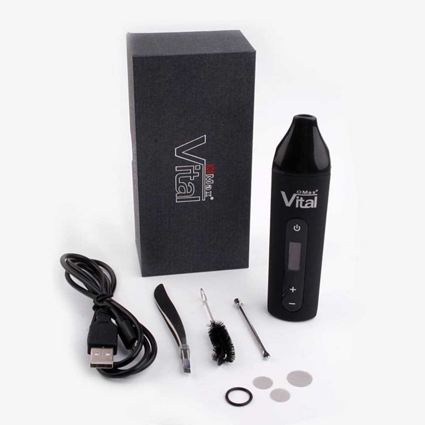 Xvape Vital dry herb vaporizer with ceramic chamber and OLED display