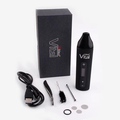 Xvape Vital dry herb vaporizer with ceramic chamber and OLED display