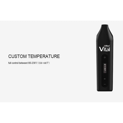Xvape Vital dry herb vaporizer with ceramic chamber and OLED display