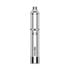 Sleek Silver Yocan Evolve Plus Wax Pen With Dual Quartz Wax Atomizer And Cylindrical Design