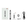 Yocan Regen Wax Vaporizer, Triple Quartz Coil, Accessories, and Manual Displayed