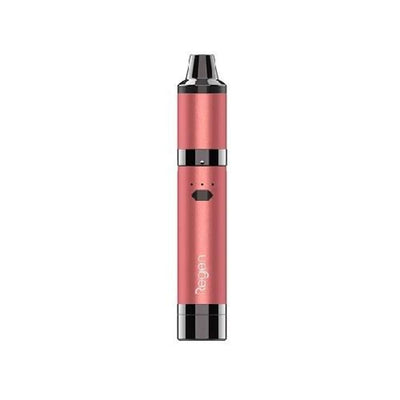 Pink Yocan Regen Wax Vaporizer with Triple Quartz Coil and Integrated Silicone Jar