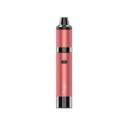 Pink Yocan Regen Wax Vaporizer with Triple Quartz Coil and Integrated Silicone Jar