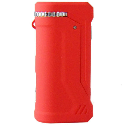Red Yocan Uni Pro universal portable mod with OLED screen and small loop detail