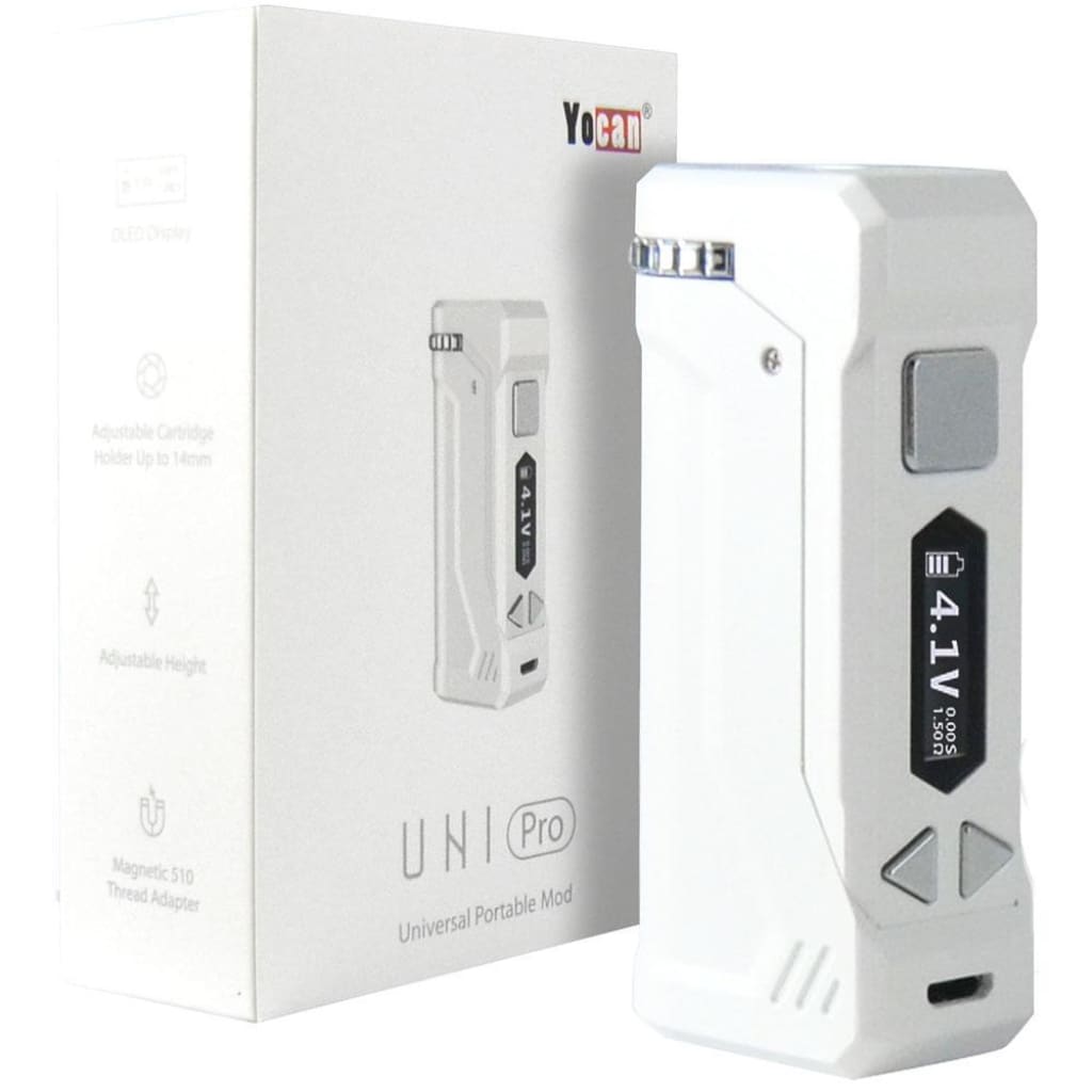 Yocan Uni Pro: Enhanced Universal Portable Mod with OLED Screen Displaying 4.1V